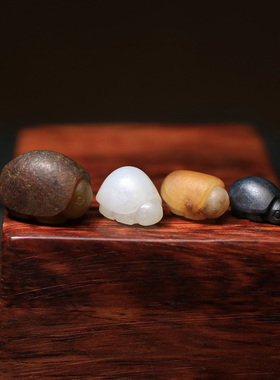 小乌龟吊坠挂件玉石手工雕刻