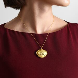 周生生官方直营正品生生有礼足金吉祥如意长命锁黄金吊坠96170P