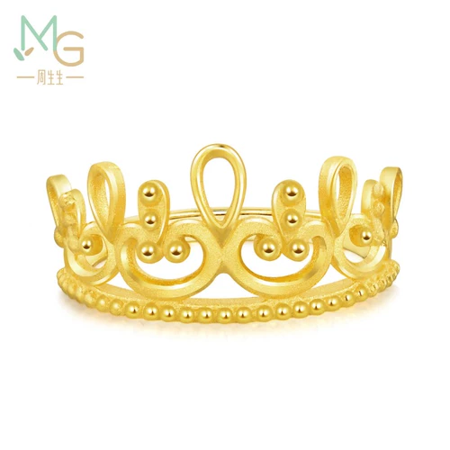 Zhou Shengsheng Love Decode любит секретные слова в беглете принцессы, Crown Ring Gold 90224R