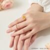 Chow Sang Sang Essence eternal gold pure gold open ring Happy Floret happy flower language ring 72931R