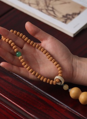 藏式小金刚文玩佛珠手持串天然葫芦盘玩金刚菩提跑环手串严选送礼