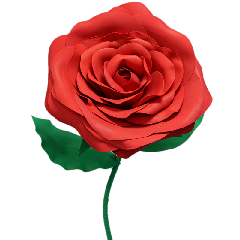 EVA超大玫瑰婚庆活动装饰商场打卡区橱窗美陈玫瑰成品花户外防水 - 图3