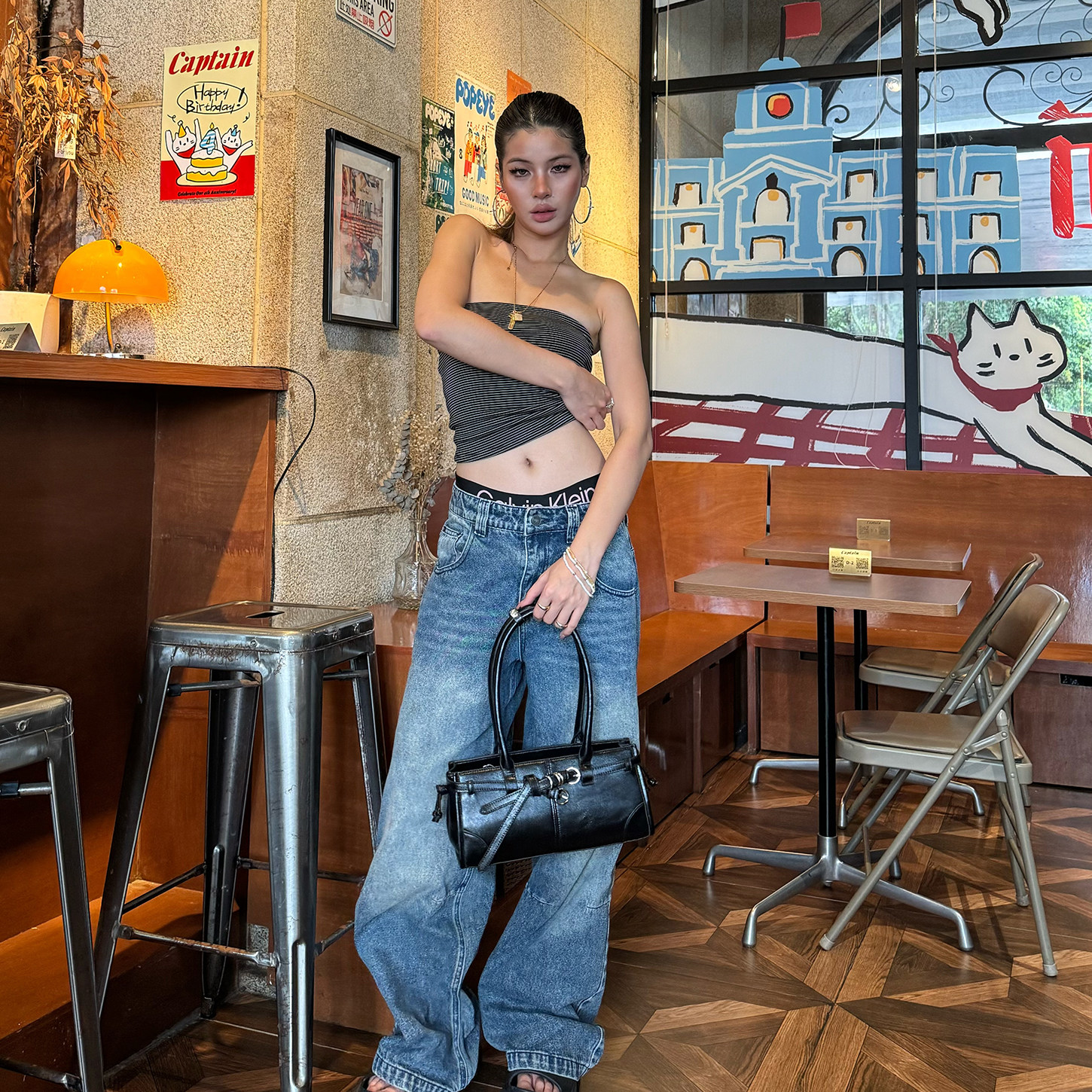 NBY原创小众设计师潮牌Y2K辣妹复古个性绑带单肩百搭腋下包手提包,淘宝优惠券,粉丝福利购,淘宝优惠卷