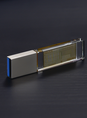 水晶纪念品发光U盘芯片内嵌