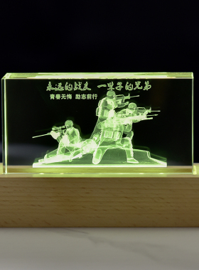 桂花人造水晶纪念品礼物