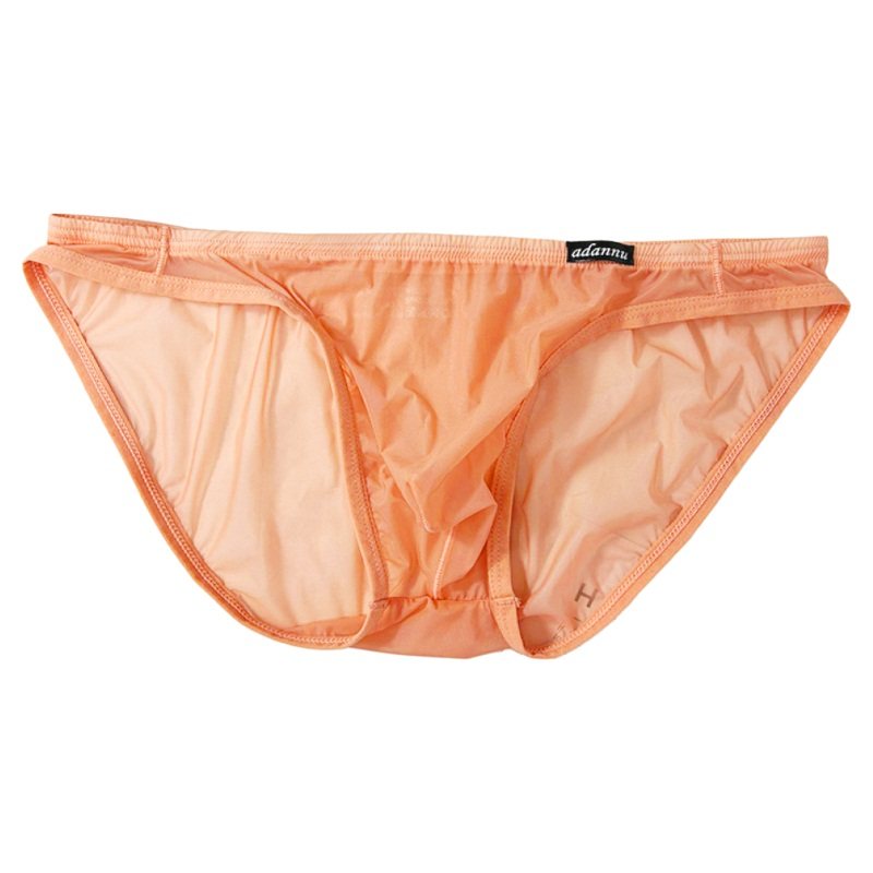 ADANNU男三角内裤透明超薄网纱 透气纯色U凸性感低腰潮流运动青年,淘宝优惠券,粉丝福利购,淘宝优惠卷