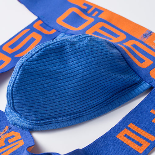 0850内裤男丁字裤双丁纯棉 低腰性感镂空U凸囊袋提臀纯色运动青年 - 图1