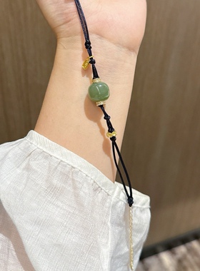 天然和田玉老型珠转运珠手链女款新中式国风手串送女友闺蜜礼物