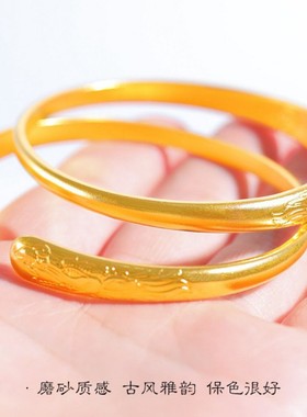 古法传承凤凰呈祥开口手镯ZD0482