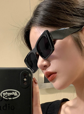 复古猫眼大框墨镜欧美风