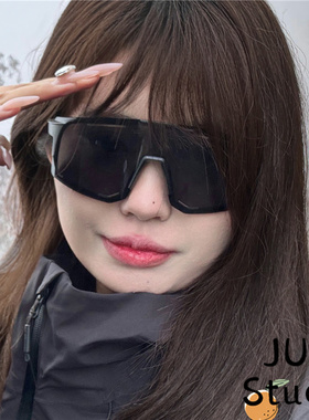 户外骑行镜不规则黑色墨镜时髦