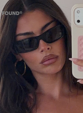 千禧年Y2K辣妹小脸防紫外线墨镜