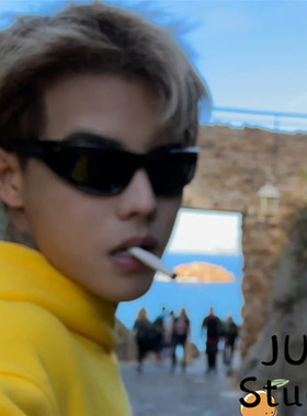 防紫外线偏光一体式嘻哈Y2K男女