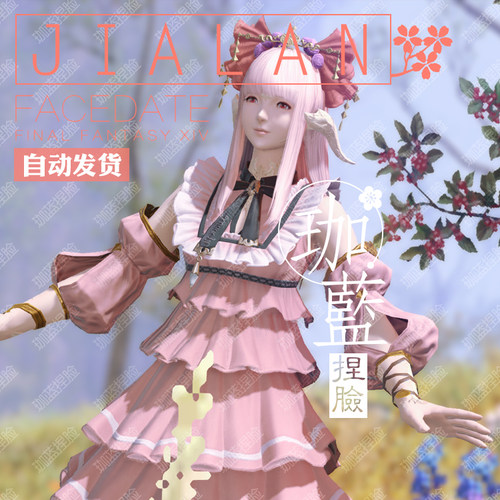 【珈蓝】最终幻想14 ff14捏脸数据脸型 敖龙族龙女龙娘 晨曦 沐日 - 图3