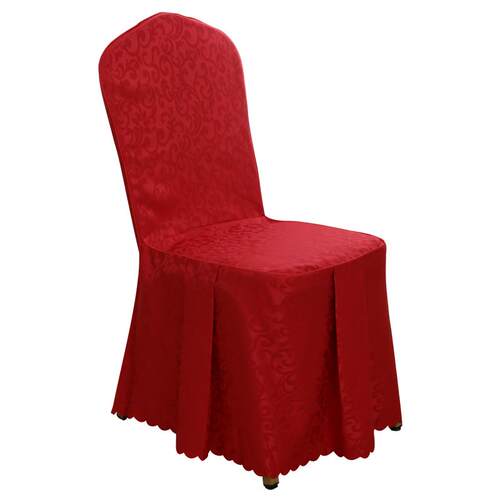 酒店椅套罩定制婚庆餐厅展会会议饭店通用凳子套连体宴会布艺椅套 - 图3