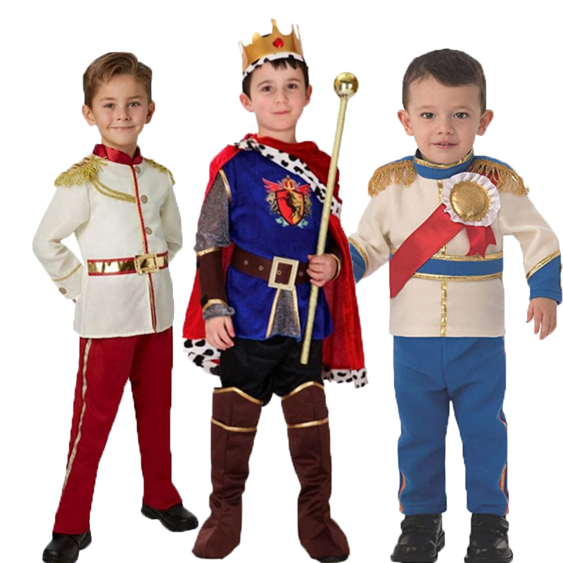 王子服装儿童衣服男童国王服装小王子cosplay装扮女王白雪公主裙-图3