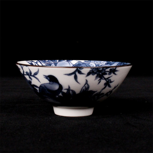 青花瓷大号茶杯釉下彩景德镇功夫茶杯主人杯日用茶盏普洱茶杯单杯 - 图2