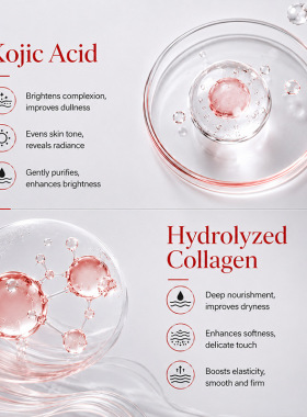 Kojic acid & collagen body care KORMESIC exfoliating gel mil