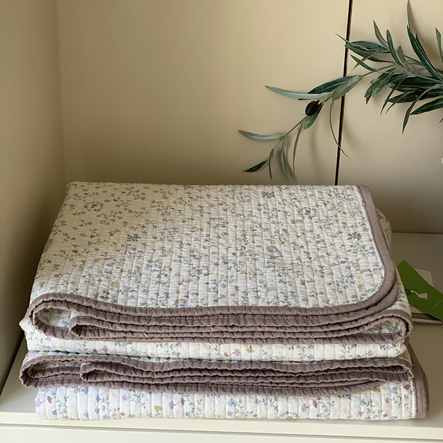 Big goose pure cotton bed cover anti-slip sheet three-piece set