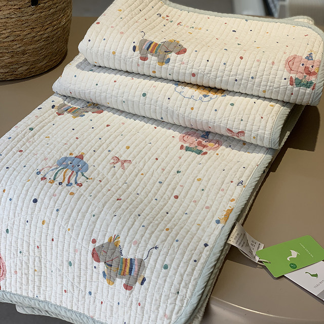 Big goose pure cotton bed cover anti-slip sheet three-piece set