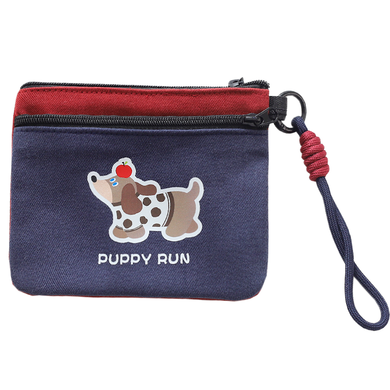 新款原创撞色拼接双层化妆包可爱大容量卡证件收纳包姨妈巾零钱包,淘宝优惠券,粉丝福利购,淘宝优惠卷