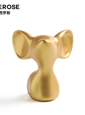 SEEROSE树脂摆件老鼠生肖吉祥物