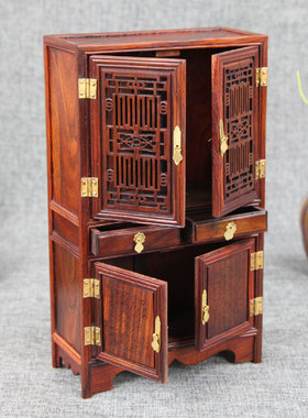 红木微缩小家具模型柜子工艺品