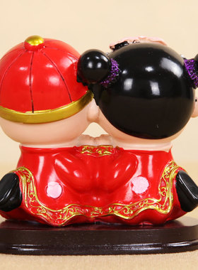 情侣中式风树脂装饰品结婚礼物