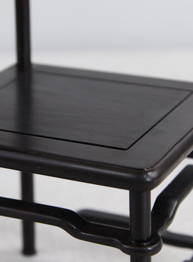 黑檀紫砂茶壶架实木多宝阁工艺品