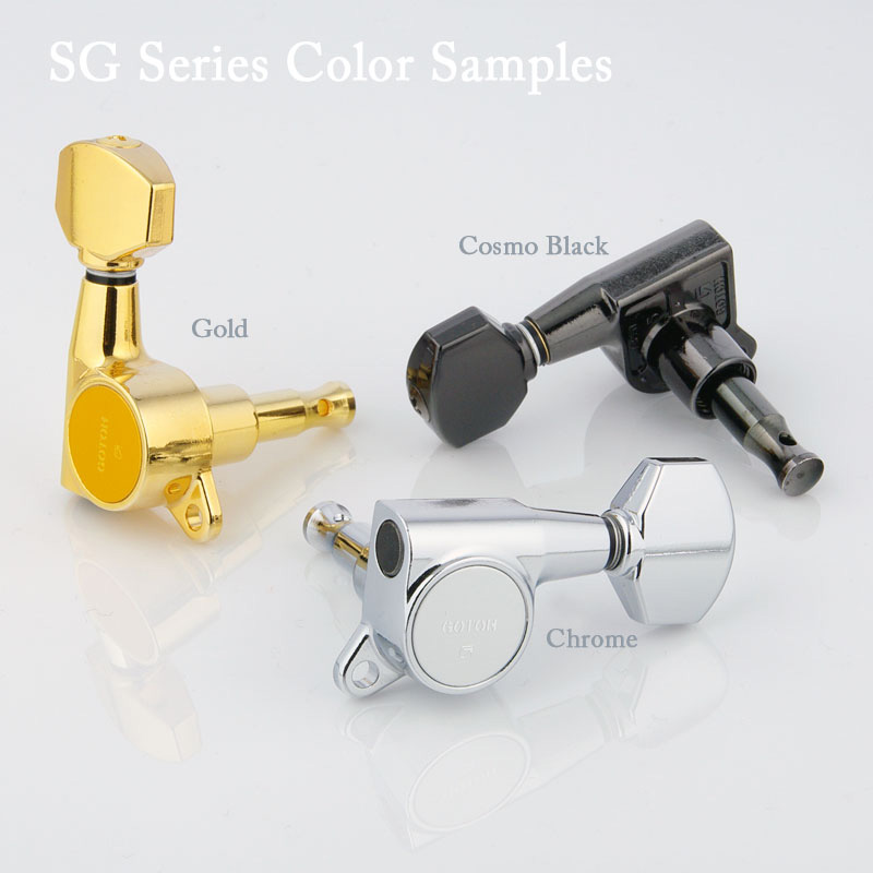 日本 GOTOH SG301琴钮民谣上卷弦器 电木民谣吉他弦准弦钮配件 - 图0