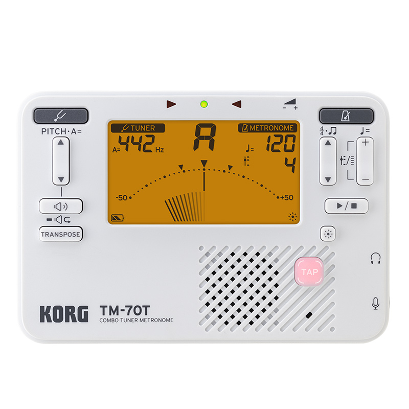 KORG科音 TM70T电木吉他调音器电子节拍器贝司古筝提琴通用校音表 - 图3