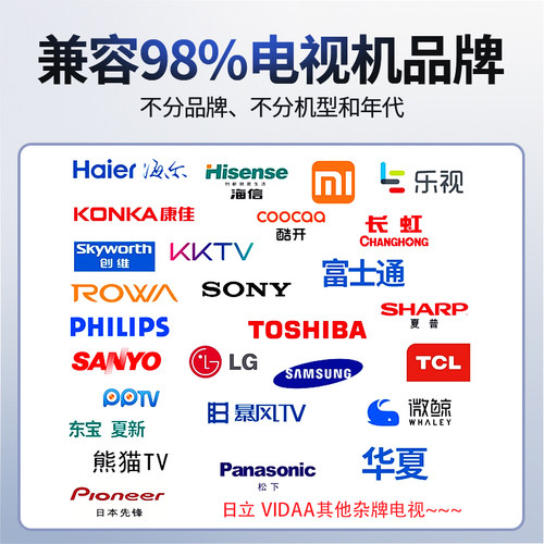 万能智能液晶电视机通用遥控器全部康佳海尔tcl海信先锋三星长虹lg乐视KKTV启客酷开熊猫网络电视松下夏普 - 图0