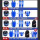 Complete set of fighting and Sanda protective gear_Thick and no smell
