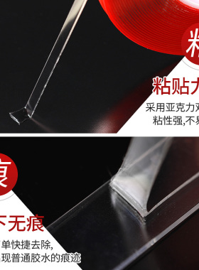 美甲工具果冻双面胶亚克力展示条长条胶圆点水晶贴色卡色号码标签