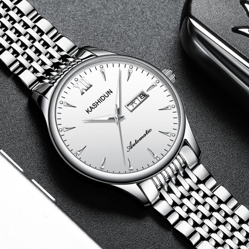 卡诗顿男士防水全自动镂空式机械表 卡诗顿天狼国产腕表