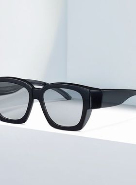 近视太阳镜欧斯迈偏光大框男女