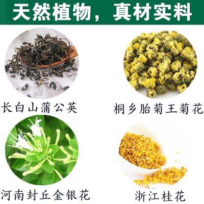 金桂菊茶金蒲菊茶蒲公英甘菊胎菊蒲谷丁菊花茶正品金银花桂花茶包 虎窝淘