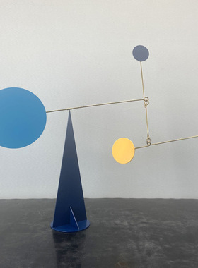 现代简约平衡艺术几何彩色摆设