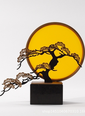 新中式禅意小屏风摆件