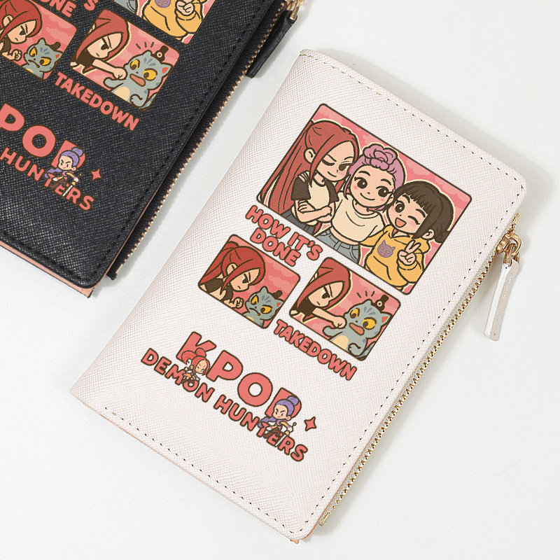 KPOP猎魔女团 钱包 鲁米 米拉 佐依 秦宇 KPop Demon Hunters周边 - 图2