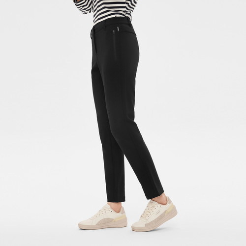 AIGLE艾高春季防泼水户外运动休闲经典时尚加绒长速干裤子女士 - 图1