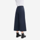 Aigao ແມ່ຍິງ Cropped Pants ຂາກວ້າງ Pants ເຢັນ Pants