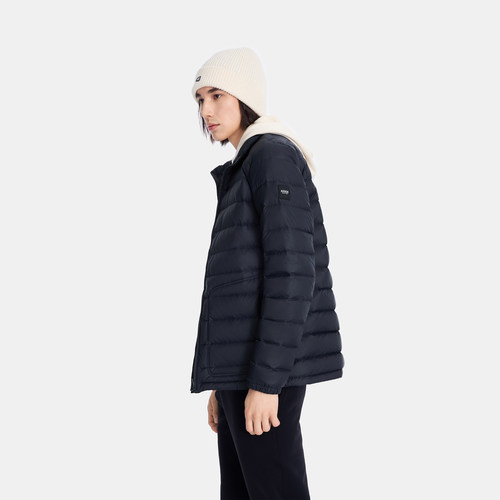 AIGLE艾高男士羽绒服鹅绒保暖防泼水户外轻量外套羽绒衣冬季防风 - 图1