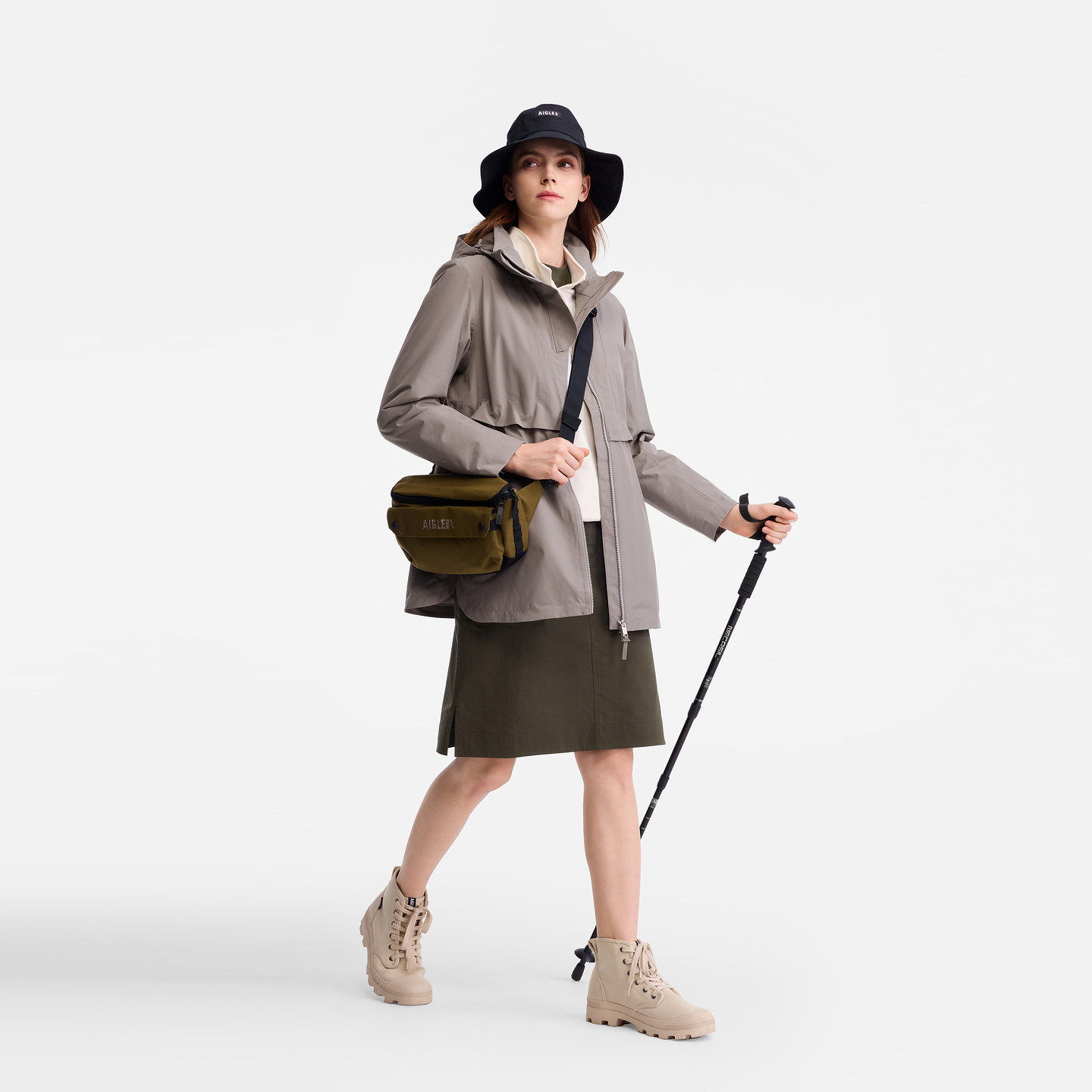 【李沁同款】AIGLE艾高女士棉服外套GORE-TEX防风防水棉袄BN91,淘宝优惠券,粉丝福利购,淘宝优惠卷