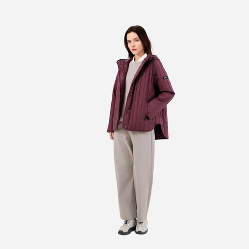 AIGLE艾高女士棉服外套防泼水户外轻量保暖棉袄棉衣25年冬季新品 - 图0