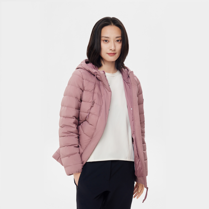【经典爆款】AIGLE艾高秋冬款户外防泼水保暖白鹅绒羽绒服女士