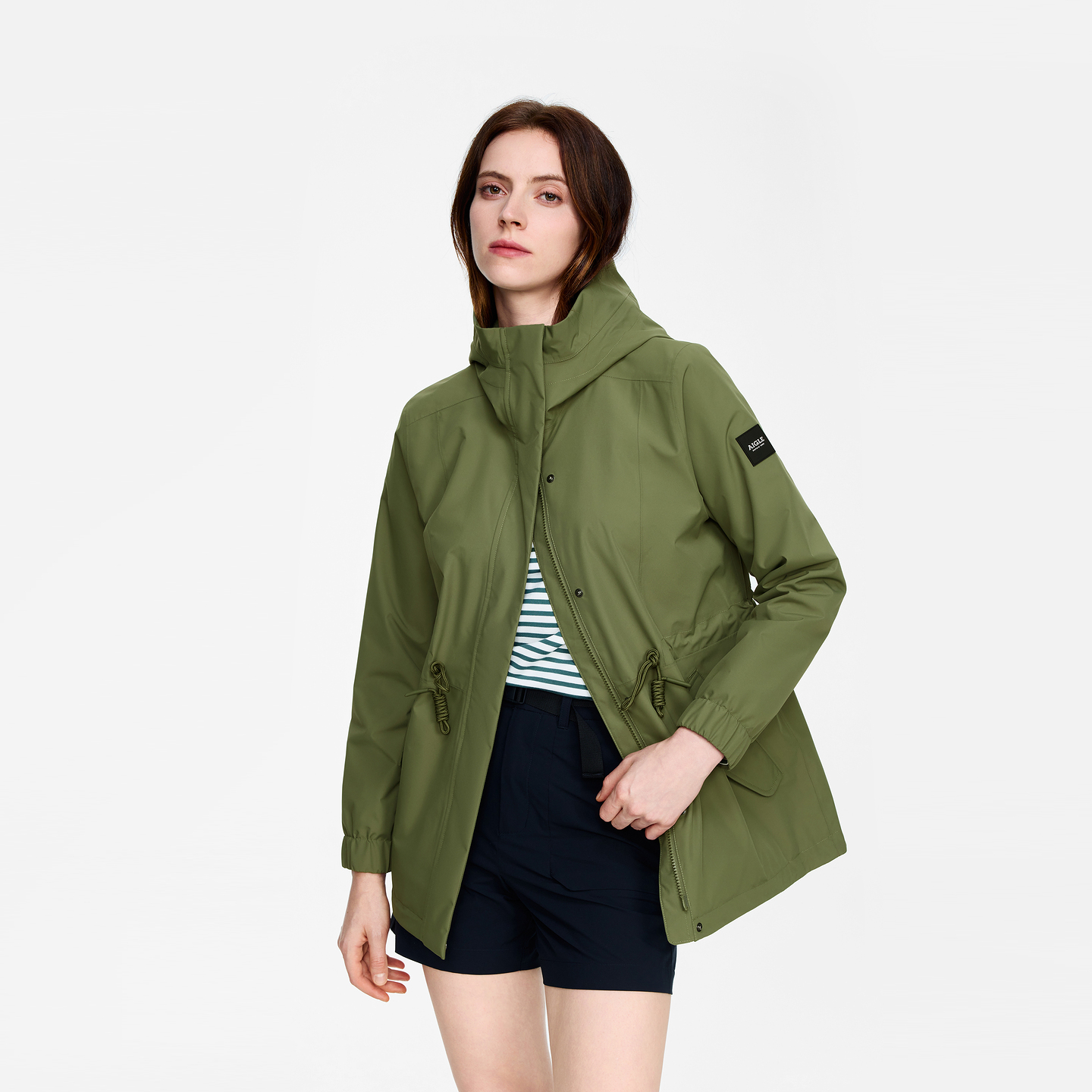 AIGLE艾高女士外套MTD冲锋衣功能面料防风夹克上衣25年秋季新品