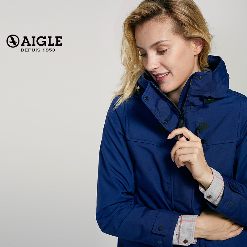 DASTANET 防水透气夹克 Tex Gore 女士 艾高 AIGLE 秋冬新品 18 DASTANET 防水透气夹克 Tex Gore 女士 艾高 AIGLE 秋冬新品 18