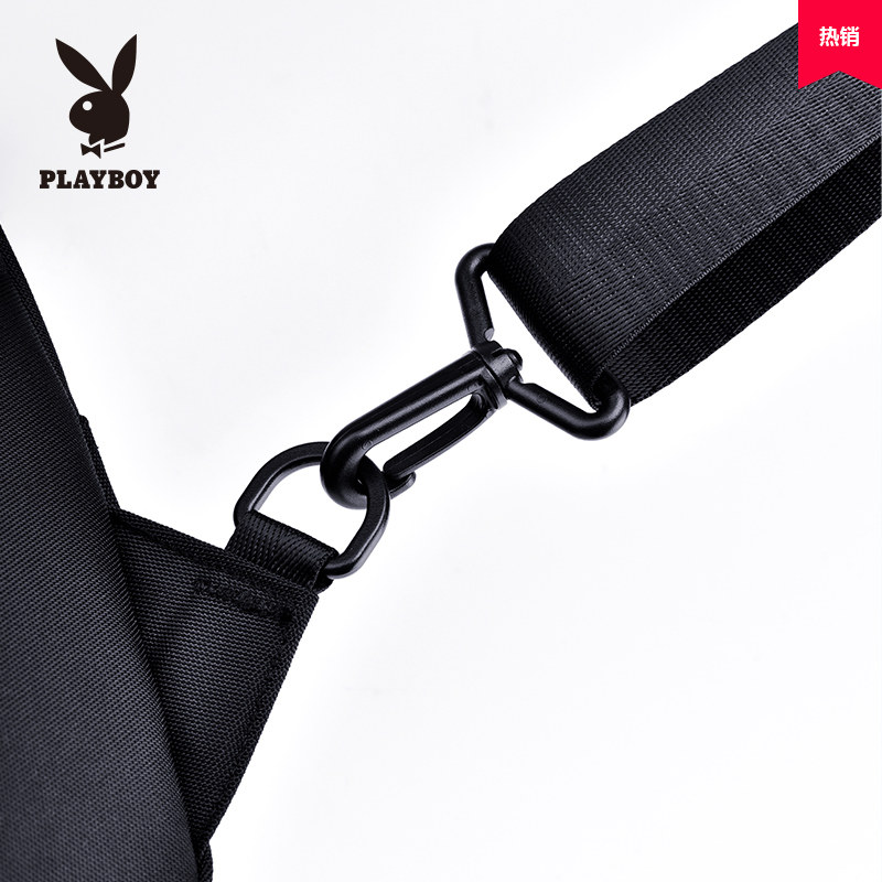 花花公子男士胸包新款男生潮斜挎包 花花公子宝尊骏亿男士包袋