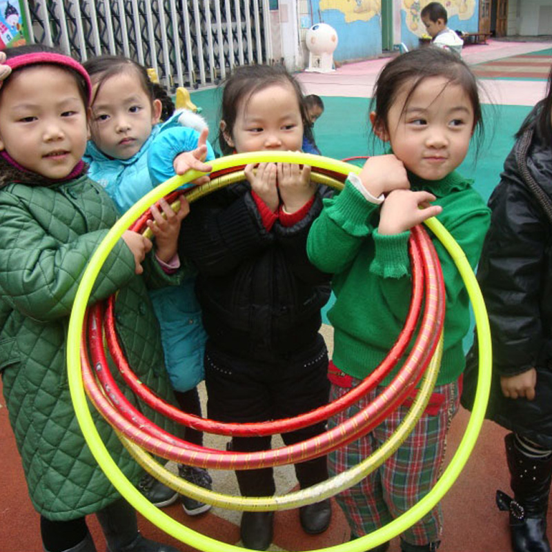 呼啦圈儿童呼啦圈小学生初学者幼儿园女孩小号哗啦圈软呼拉圈 - 图2